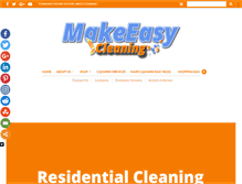 Tablet Screenshot of makecleaningeasy.com